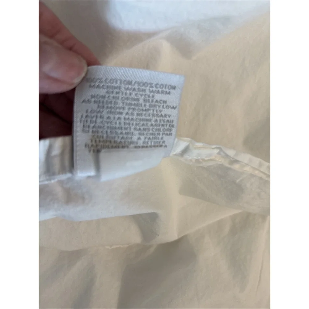 RH  Restoration Hardware Italian  cotton Pillow Shams‎ set of 2 gray embroidery